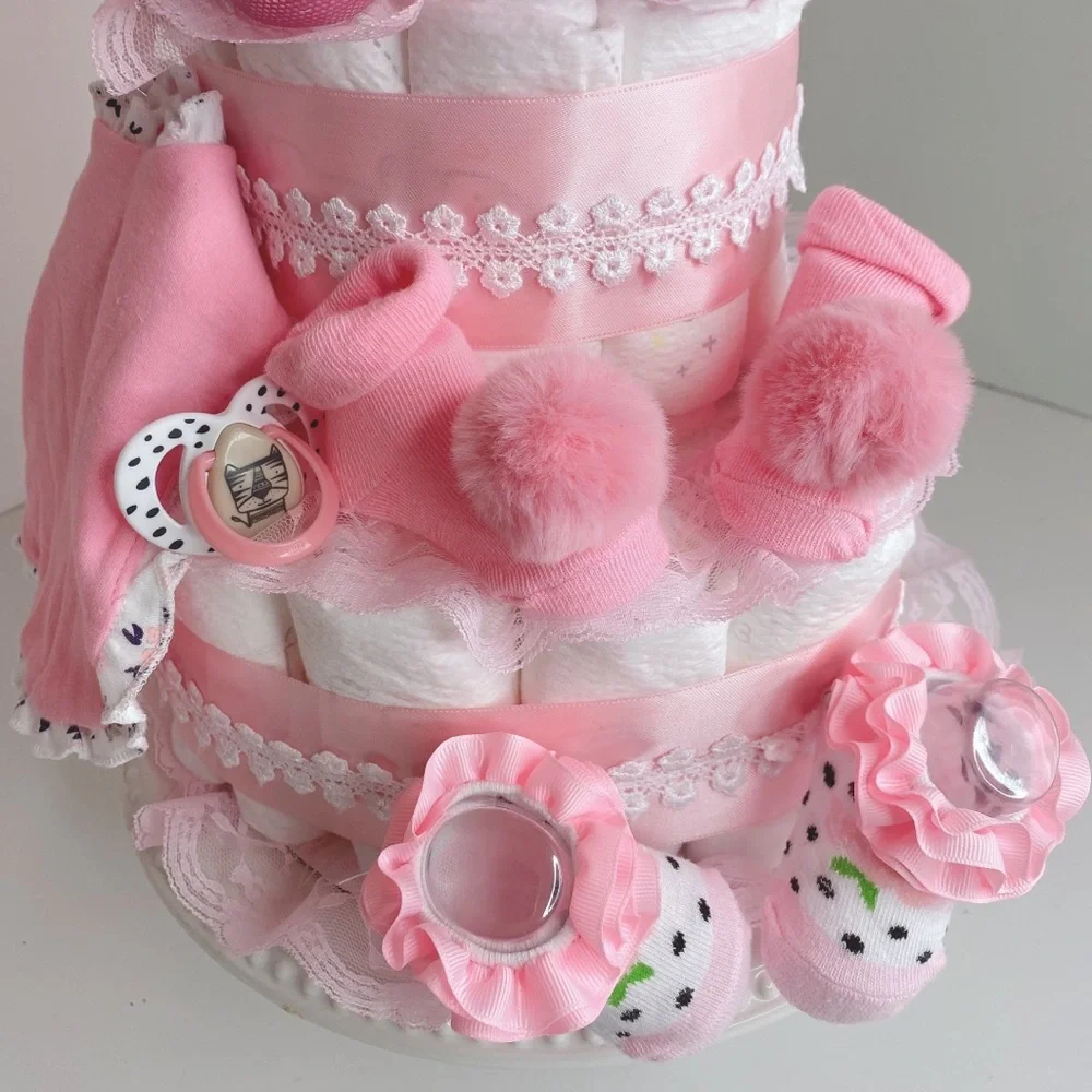 Dog Diaper Cake, Baby Shower Gift